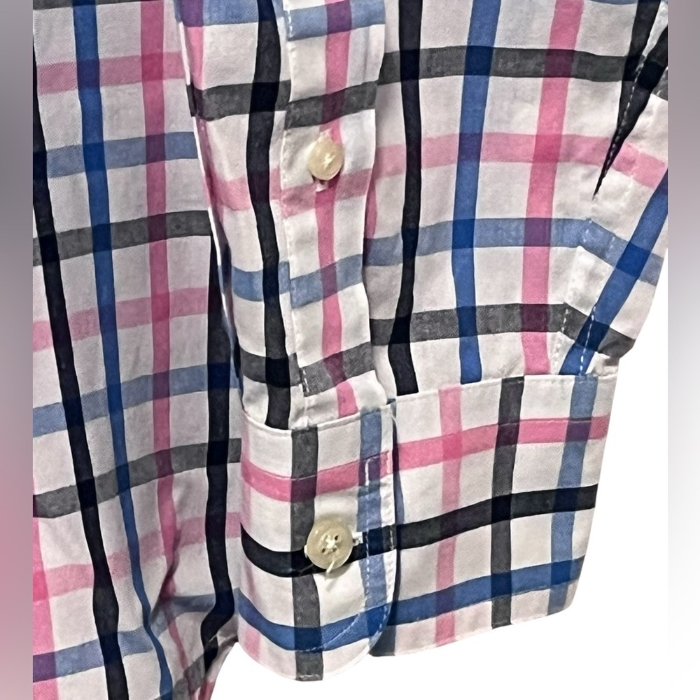 Chaps Men’s Multicolor Button- Down Plaid Shirt S… - image 7